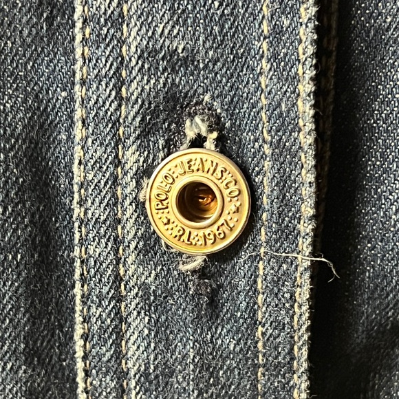 Ralph Lauren Polo Jeans Co. Denim Jacket Ladies Size Medium Style Julia - Picture 3 of 8